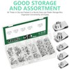 Keadic 50 Pce Auto Car U-Clip, U Nut Kit Clip