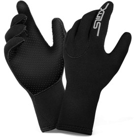 MORGEN SKY Diving Gloves, Surfing Gloves, Fishing Gloves, Thermal, Cold Protection, Injury Prevention, 0.08 inch (2 mm) / 0.1 inch (3 mm), Neoprene, Kayaking, Marine Paddle, Jersey, 1127 (L)