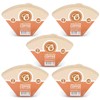 500 Size 2 Coffee Filter Paper Cones, Unbleached by EDESIA