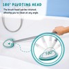 Shower Scrubber with Long Handle, 47'' Bathtub Scrub Brush, Bathroom