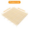 LZYDKH 6PCS Sushi Mat, Sushi Rolling Mat 24cm x 24cm