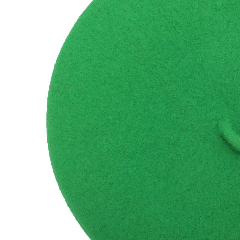 ZLYC Women's Classic French Artist Beret Beret, Bright Green