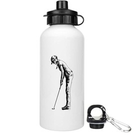 Azeeda 600ml 'Golf Lady' Reusable Water/Drinks Bottle (WT00071031)