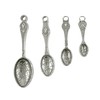 Crosby & Taylor Fleur de Lys Pewter Measuring Spoon Set