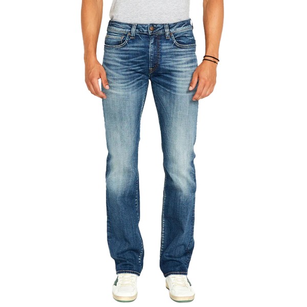 Buffalo David Bitton Men's Relaxed Straight Driven Jeans, Authentic and
