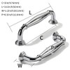 khtumeware 10 Pack 3 Inch(76mm) Polished Chrome Cabinet Pulls Heavy