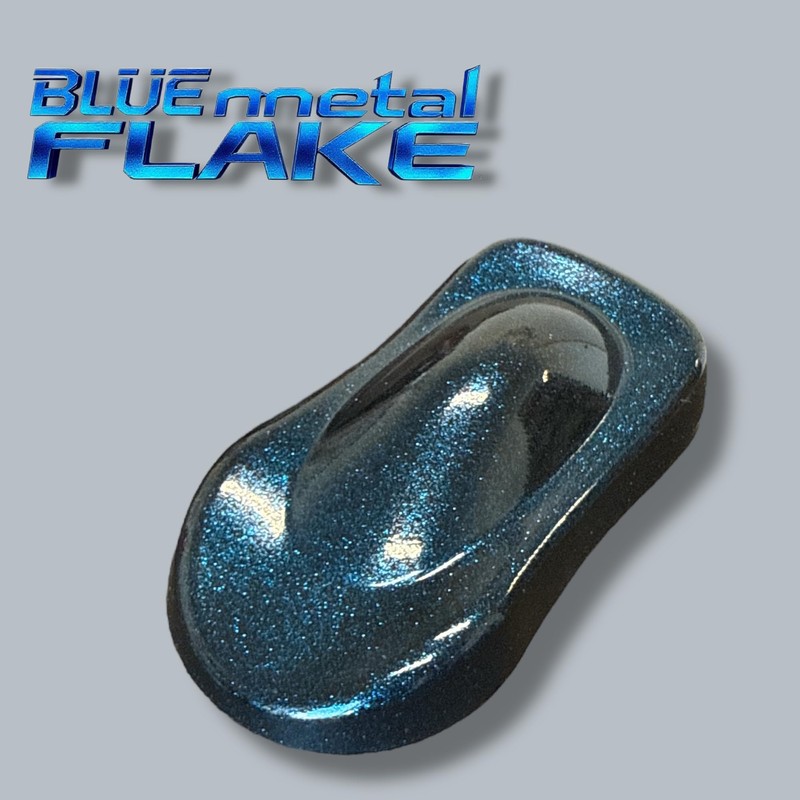 LiME LiNE Blue Metal Flake Automotive Basecoat- No Reducer Needed,