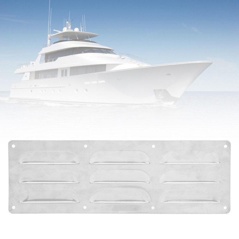 Air Vent Louver Grill Cover Stainless Steel Louver Ventilation Replacement