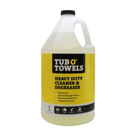 Tub O' Towels Heavy Duty Cleaner and Degreaser Spray Helps in Removing Oil Tar Paint Dirt Caulk Grease Grime Gunk Epoxies, Industrial Strength, Home & Auto, Made In USA, Citrus Scent, 1 Gallon