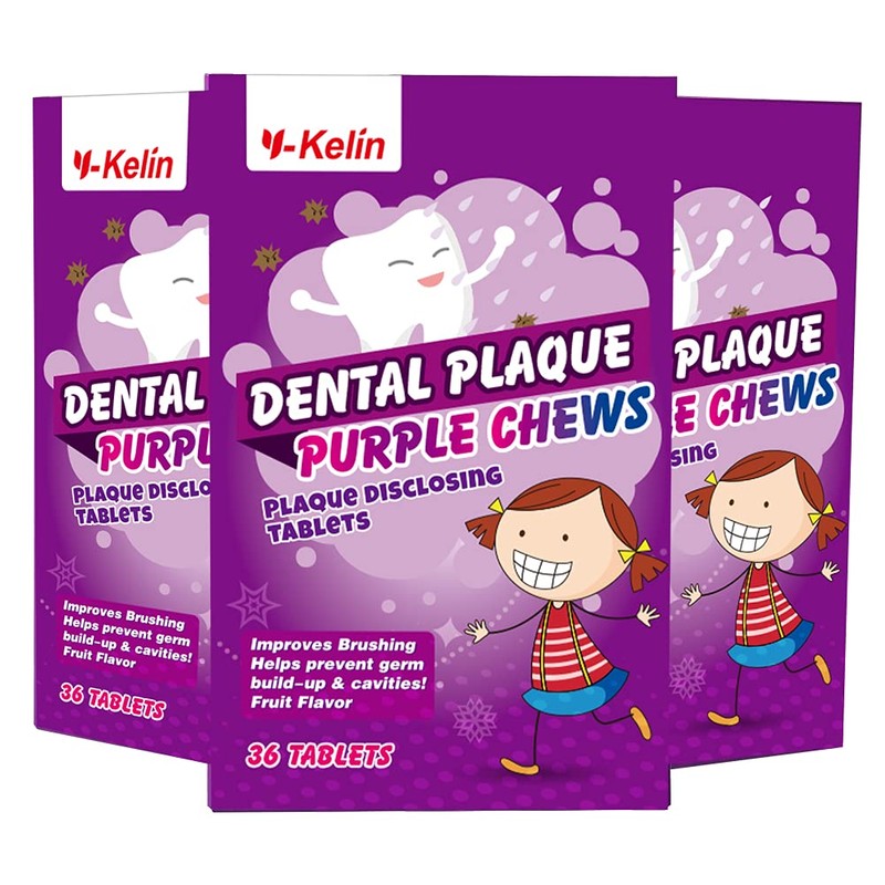 Dental Plaque Disclosing Tablets for Kids & Adults - Showing