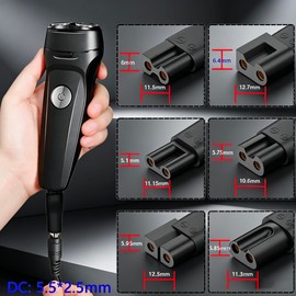 5V USB Charger Cord Adapter for Electric Razors Hair Clipper Trimmer Shaver