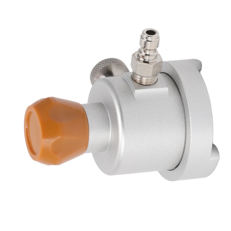 Soda Refill Adapter Aluminium Rubber With Air Release Switch and