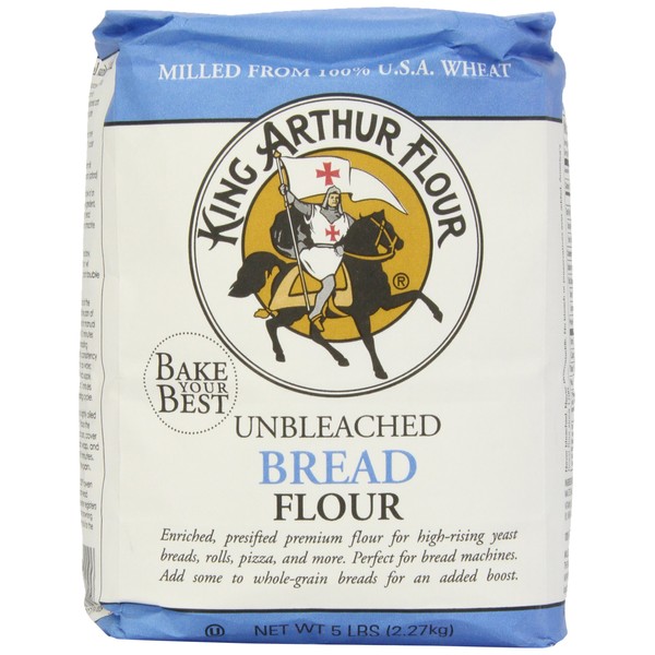 King Arthur Flour, Unbleached Bread Flour, 5 lb