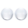 PATIKIL 2pcs 40mm Crystal Ball K9 Crystal Ball Decorative Ball