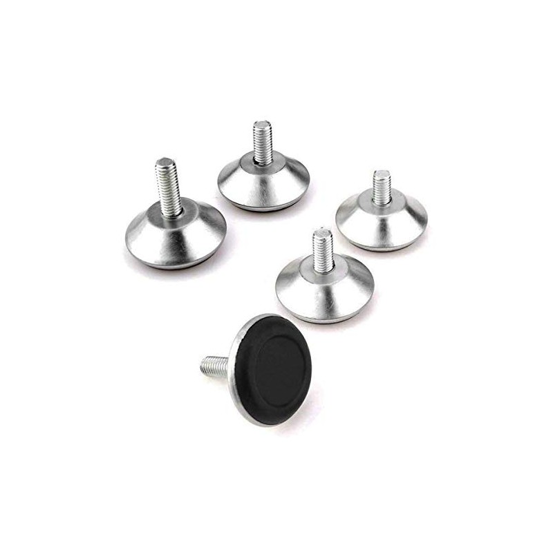 COMOK 5Pcs M8 x 17mm External Threaded Stem Adjustable Furniture