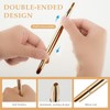 Retractable Lip Makeup Brush Portable Dual End Lipstick Brush Lipstick