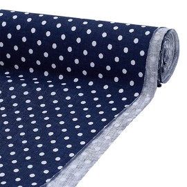 FINGERINSPIRE Midnight Blue Mini Polka Dot Fat Quarters Quilting Fabric Bundles, 102x158cm Cotton Patchwork Fabric Sewing Craft for Handmade Craft Making Supplies Clothing Accessories