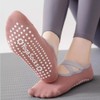Noneta Yoga Pilates Banded Non-Slip Foot Socks Banded Foot Sock Pink 4ea