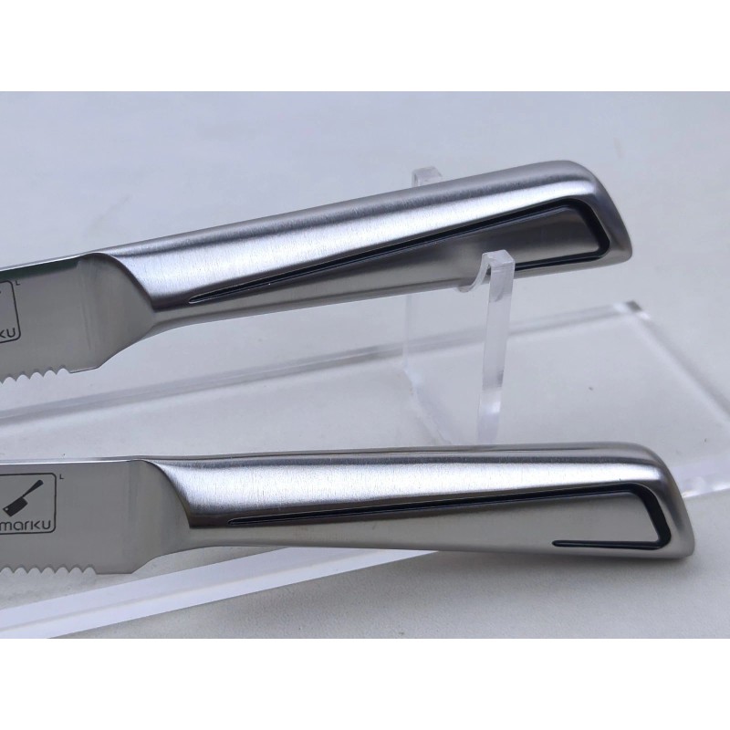 Imarku 2pc imarku 4.5" Serrated STEAK Knives, High-Carbon Stainless Blade,