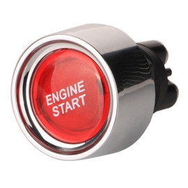 KILIGEN Universal SPST 12V-24V/50A, Push Start Ignition Switch, LED Car Engine Start Stop Button Momentary Start Switch for Car Truck Boat RVATV