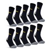 Sockenkauf24 10 Pairs Thermal Work Socks Inner Terry Towelling Men's