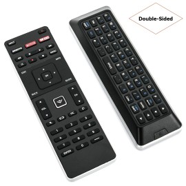 Unbranded New Double Side QWERTY Keyboard LED Backlight Remote XRT500 Replace for Vizio TV