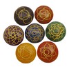 Harmonize Chakra Symbol 7 Multistone Set Feng Shui Spiritual Reiki