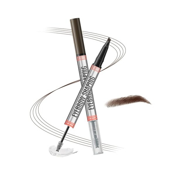 Magic Eyebrow Pencil, 2025 New Waterproof Microblading Eyebrow Pen, 4