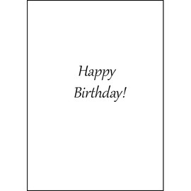 Will Davis Studios Beautiful Moon Fine Art Photography Birthday Greeting Card. (Inside Reads: Happy Birthday|), 5x7