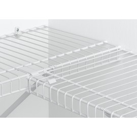 ClosetMaid 1001 Corner Support Bracket, 3 in L X 1 in W 1/4 in T, Steel, White
