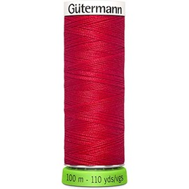 Gutermann Recycled Polyester Thread, 10 m, Chilli Red