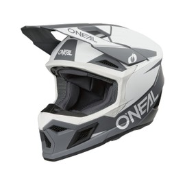 O'NEAL 3 SRS MX Helmet Adult Solid White/Black Medium