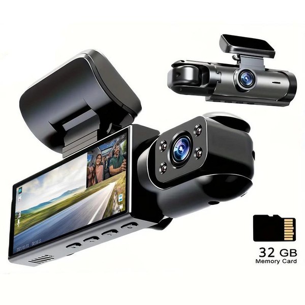 Car DVR, 3.16 Inch IPS Screen 1080P HD Car Dash