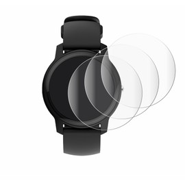 Savvies Pack of 4 Full Screen Protectors for Withings Move ECG Full Cover Screen Protector Film [3D Curved, Transparent, Anti-Fingerprint]