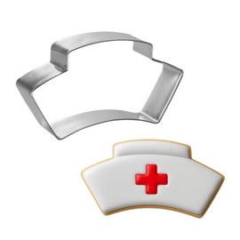 Foose Cookie Cutters Nurse Hat 4 Inch, Made in USA