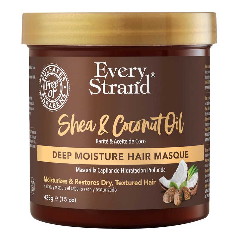 Every Strand Mascarilla para Cabello Hidratacion Profunda Karite y Aceite