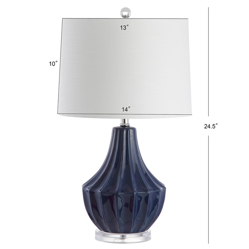 JONATHAN Y JYL8018A Tate 24.5" Ceramic LED Table Lamp Contemporary