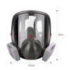 6800 Dusk Mask Par De Filtros De Partículas P100 3m
