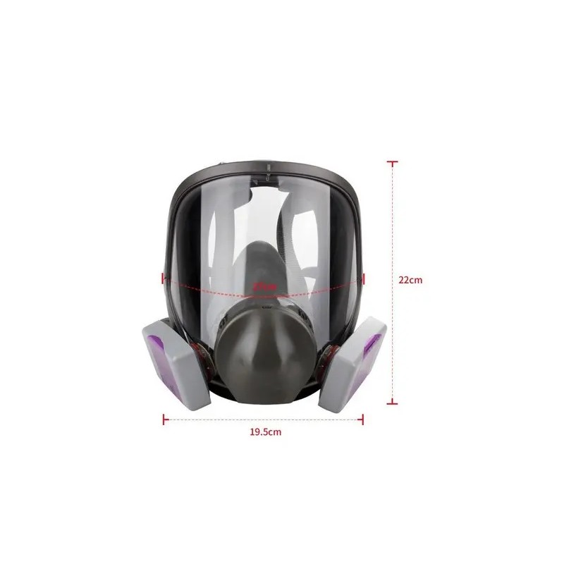 6800 Dusk Mask Par De Filtros De Partículas P100 3m