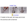NELXULAS Stainless Steel Heavy Duty Closet Rod Holder,Shower Curtain Rod