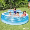 INTEX Swim Center Inflatable Family Lounge Pool: Built-In Bench –