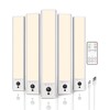 EZVALO 5 Pack Under Cabinet Lighting, Rechargeable Motion Sensor Light,