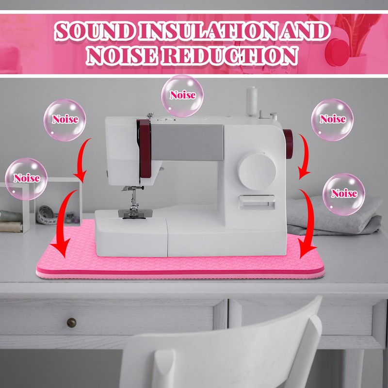 Drydiet 3 Pcs Sewing Machine Muffling Mat Sewing Machine Pedal