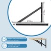 20 inch Heavy Duty Shelf Brackets with Screws, 8 Pack