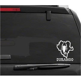 Jeyfel Decals: Alacran Durango Mapa México Vinyl Decal Sticker. Car, Window, Wall.Alacran Durango Mapa México (10" H x 8" W)