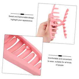 PACKOVE 6pcs Large Nonslip Hair Claw Clips for Women Jaw Hair Clamps with Matte Finish Strong Hold Fashionable for Daily Casual Styles