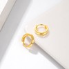 Gold Huggie Hoop Earrings Set for Women Small Chunky Gold