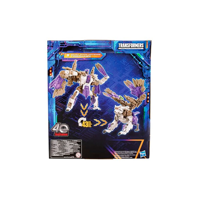 Transformers Transformers Legacy United Leader Class Beast Wars Universe Tigerhawk,