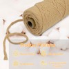 LEREATI Macrame Cord 4mm x 100m, Single Strand Thick Macrame