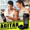 650ML/22OZ Botella para Proteina de Coctelera Protein Shaker